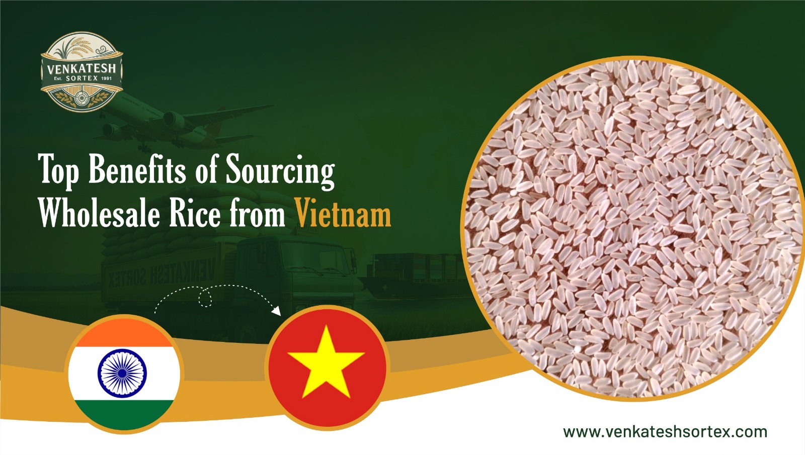 Wholesale Rice from Vietnam